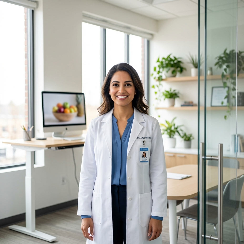 Foto Profissional da Nutricionista